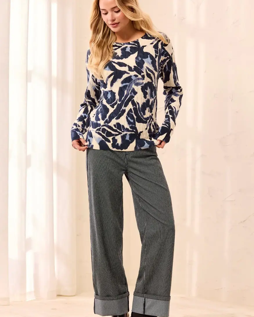 Tribal Christian Wide Cuff Pant