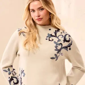 Tribal Cohen Funnel Neck Sweater