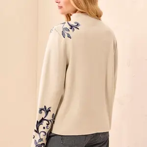 Tribal Cohen Funnel Neck Sweater