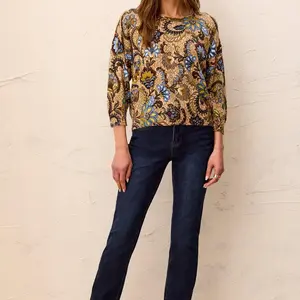 Tribal Coraline 3/4 Slv Knit