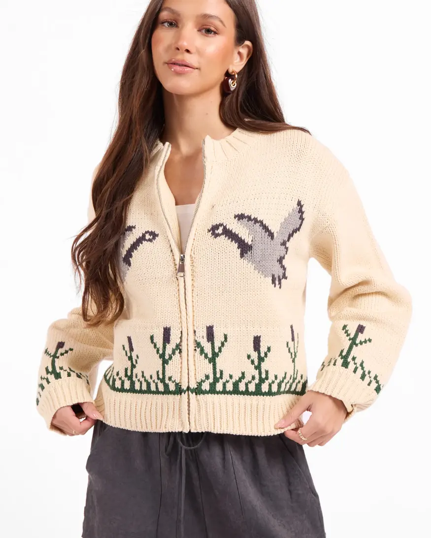 Songbird Zip Sweater