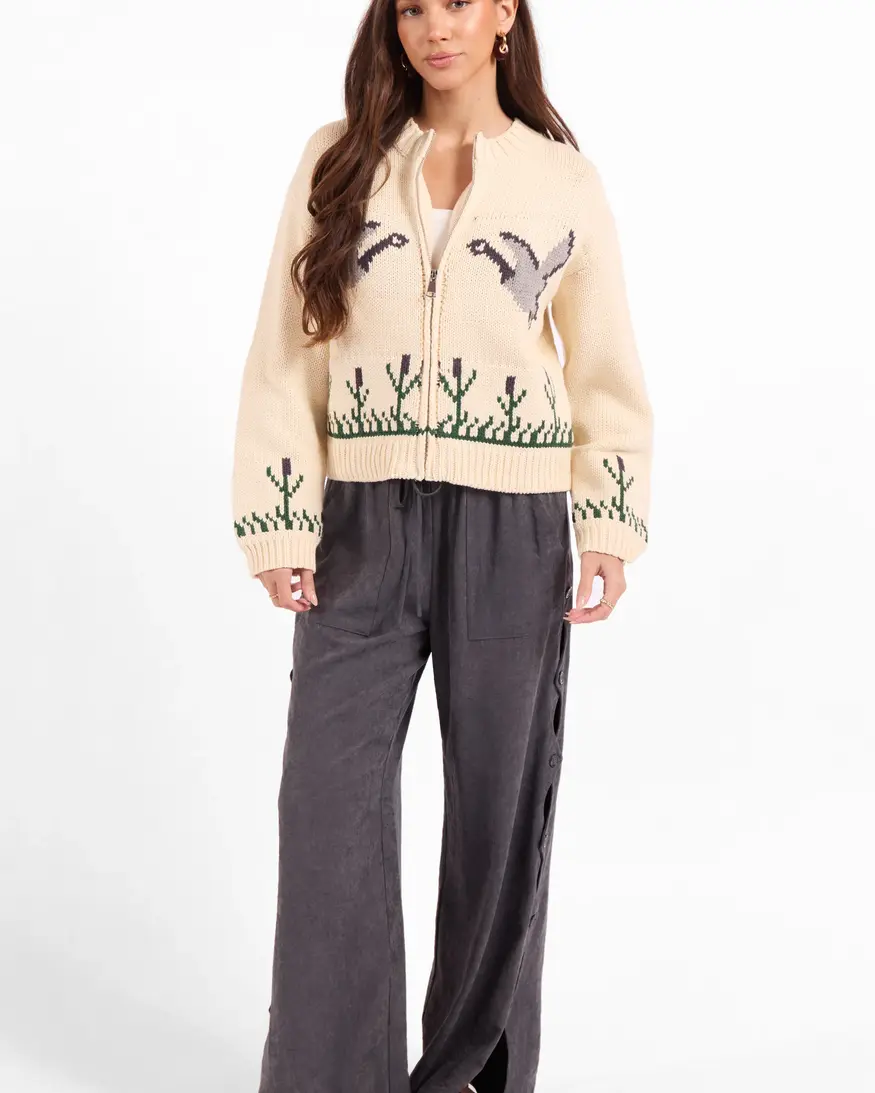 Songbird Zip Sweater