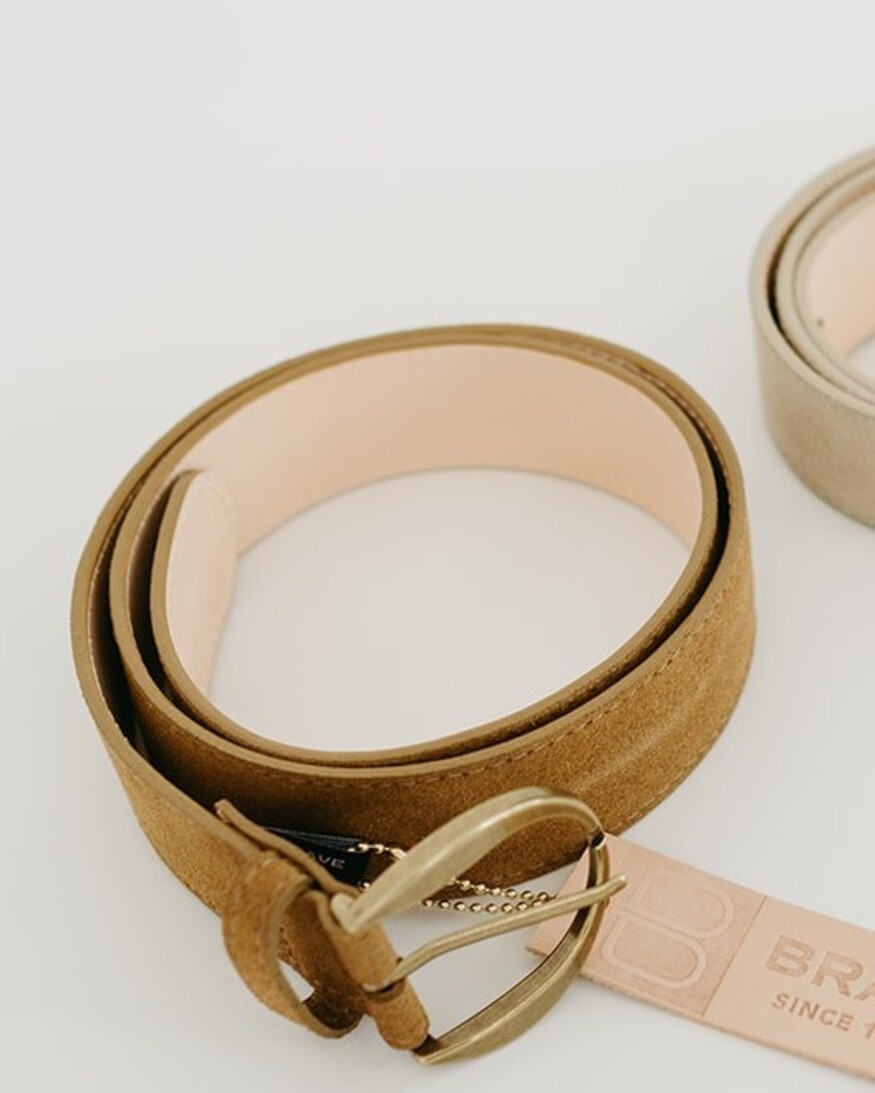 Brave Leather Sylas Suede Belt