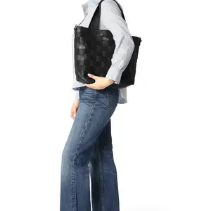 Ilse Jacobsen Square Braid Tote