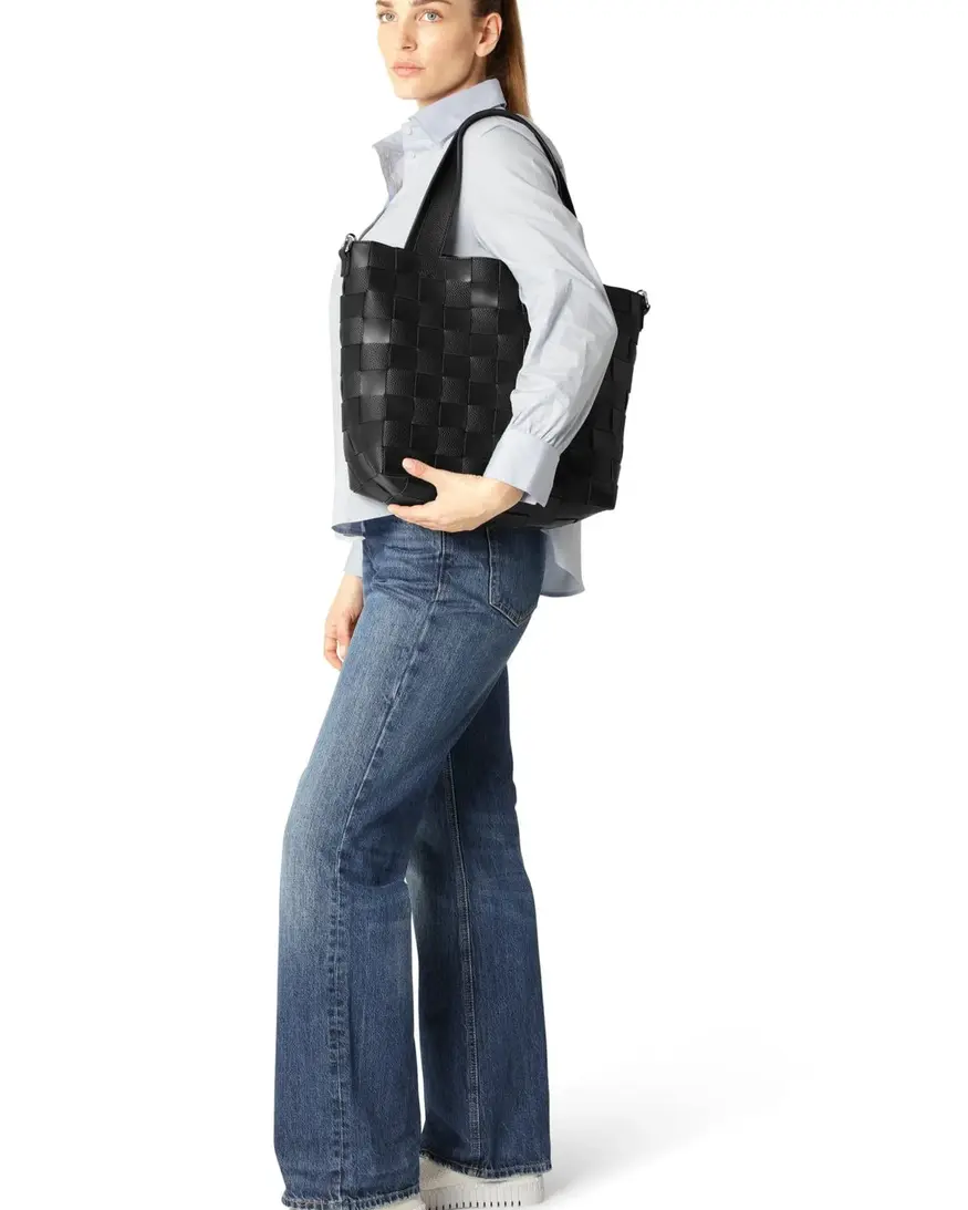 Ilse Jacobsen Square Braid Tote