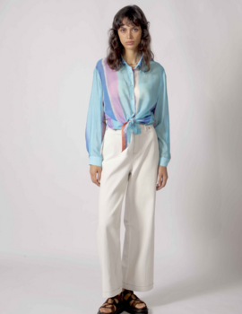 The Korner Tawny Button Front Top