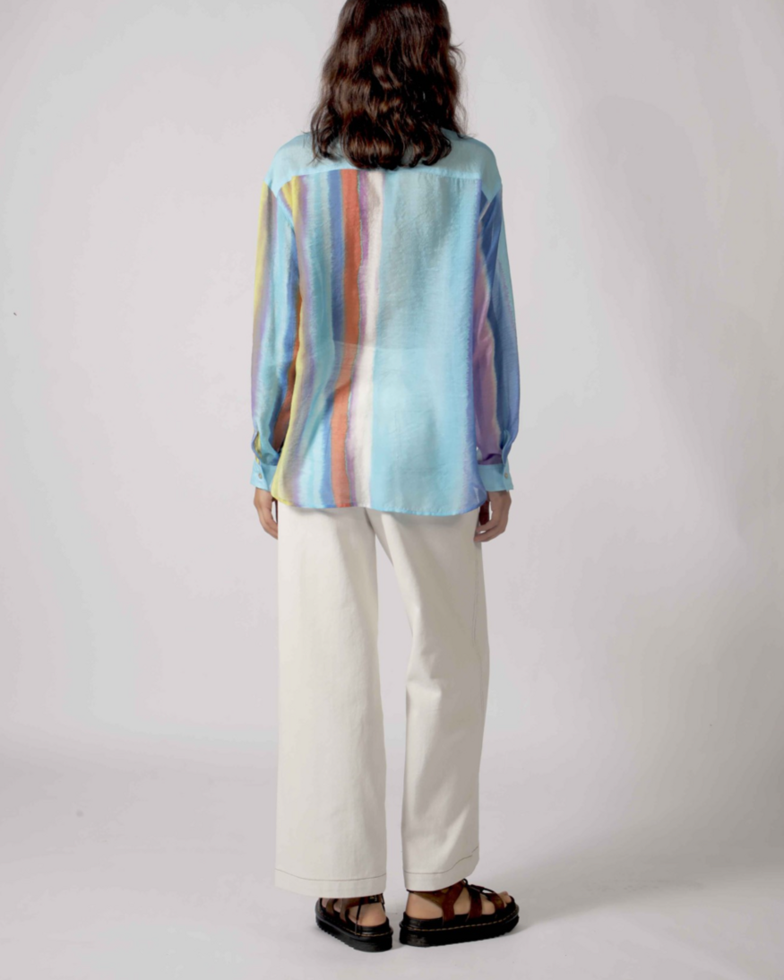 The Korner Tawny Button Front Top