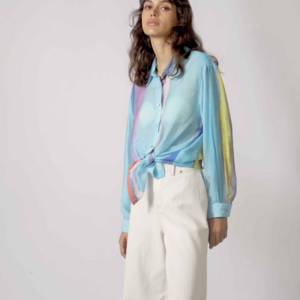 The Korner Tawny Button Front Top