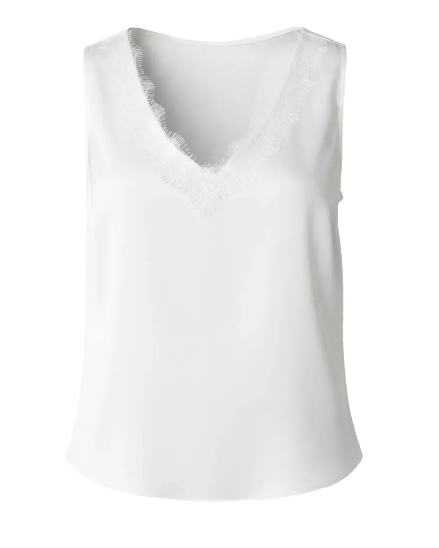 Liverpool Lark Tank W/Lace Trim