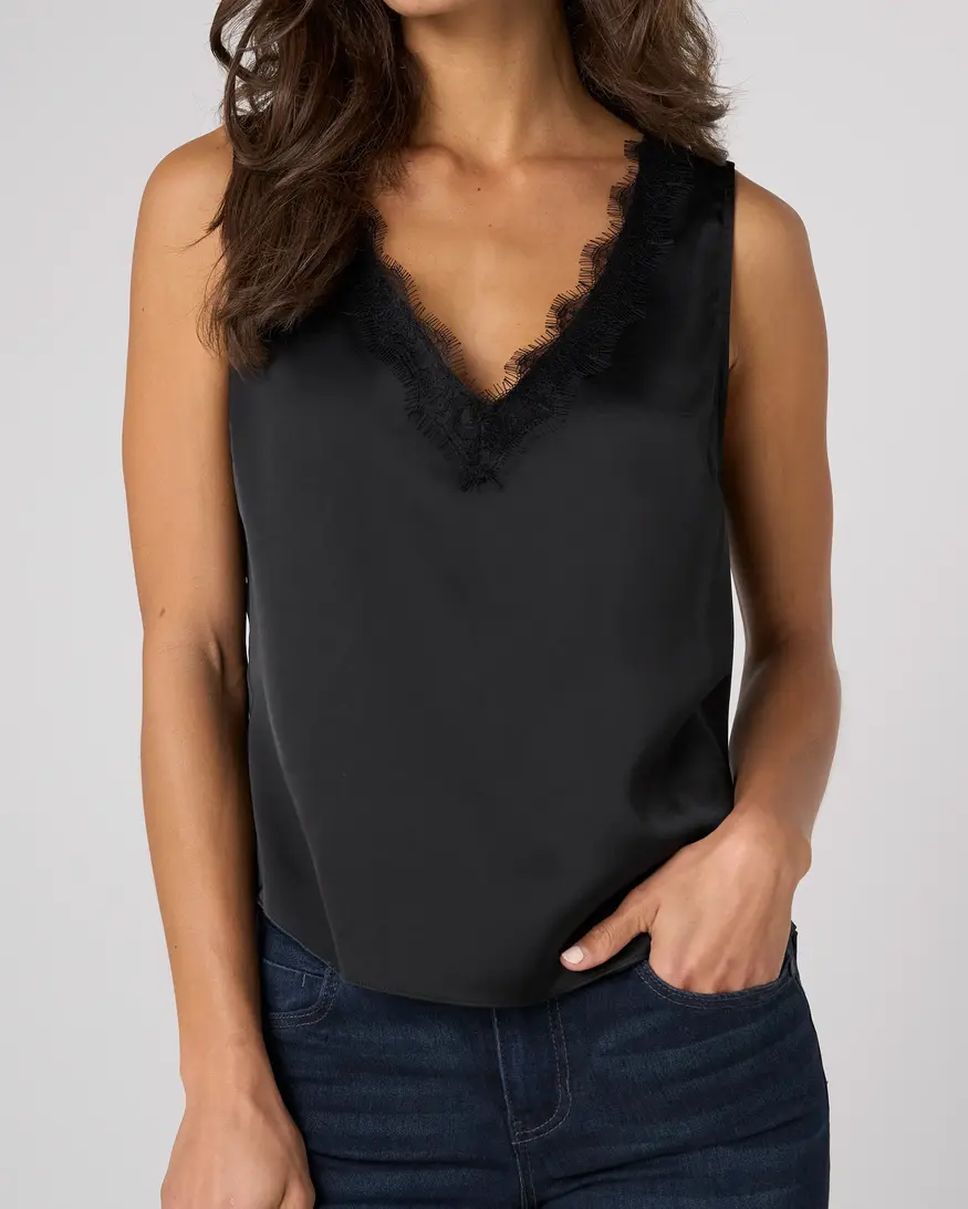 Liverpool Lark Tank W/Lace Trim