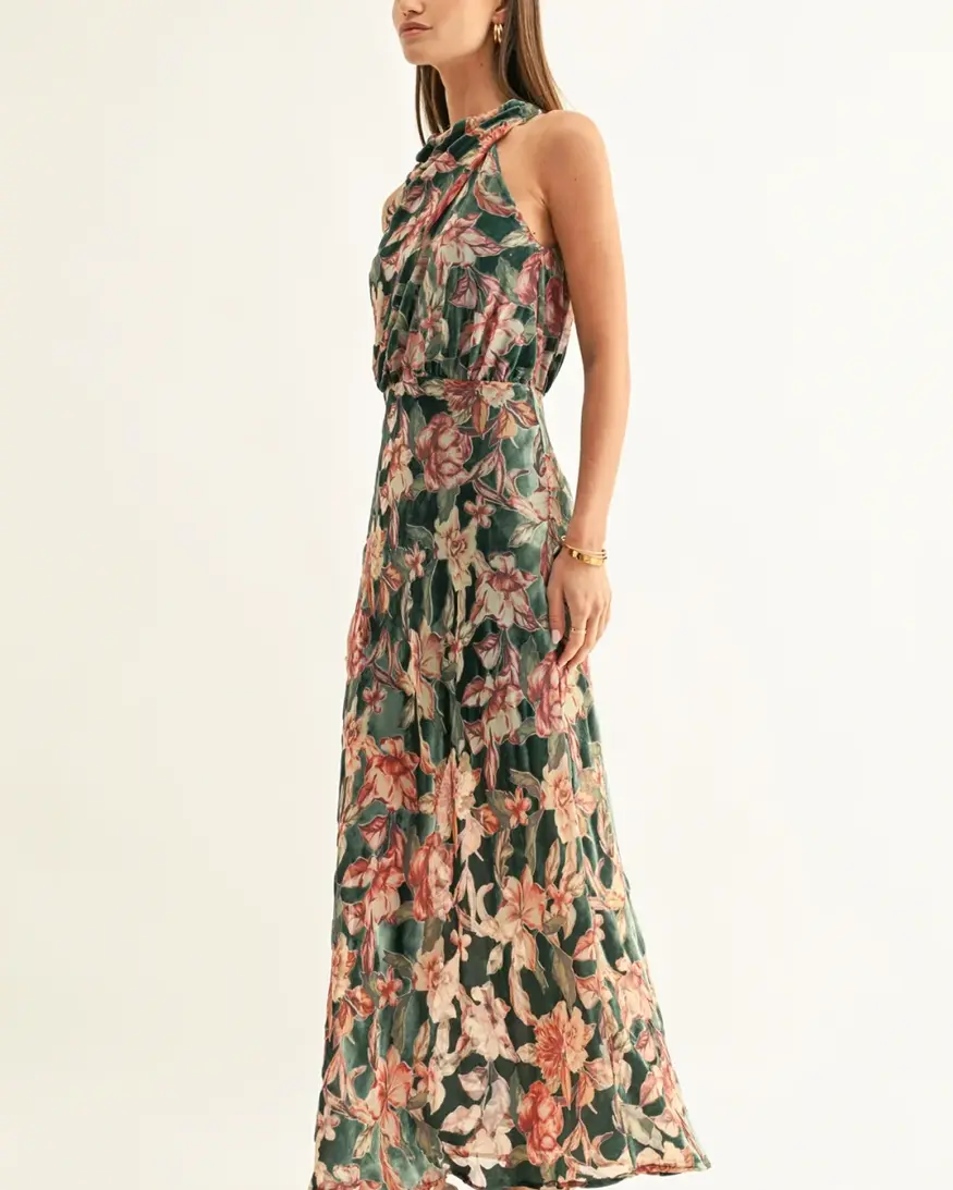 Adelyn Rae Veda Velvet Maxi