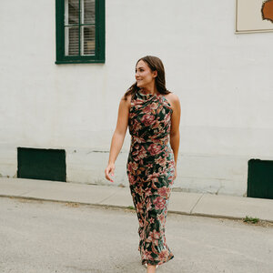 Adelyn Rae Veda Velvet Maxi