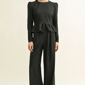 Adelyn Rae Miley Pleat Chambray Pant