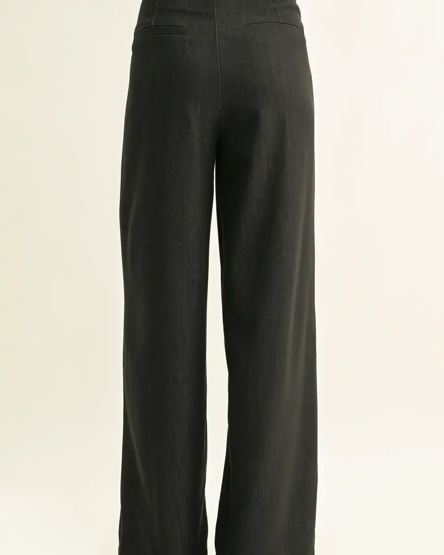 Adelyn Rae Miley Pleat Chambray Pant