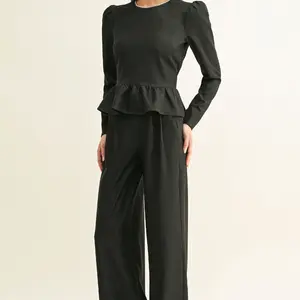 Adelyn Rae Miley Pleat Chambray Pant