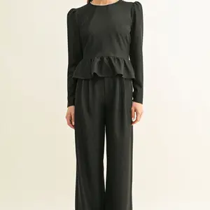Adelyn Rae Miley Pleat Chambray Pant