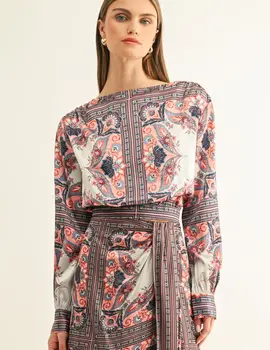 Adelyn Rae Niko Boat Neck Top