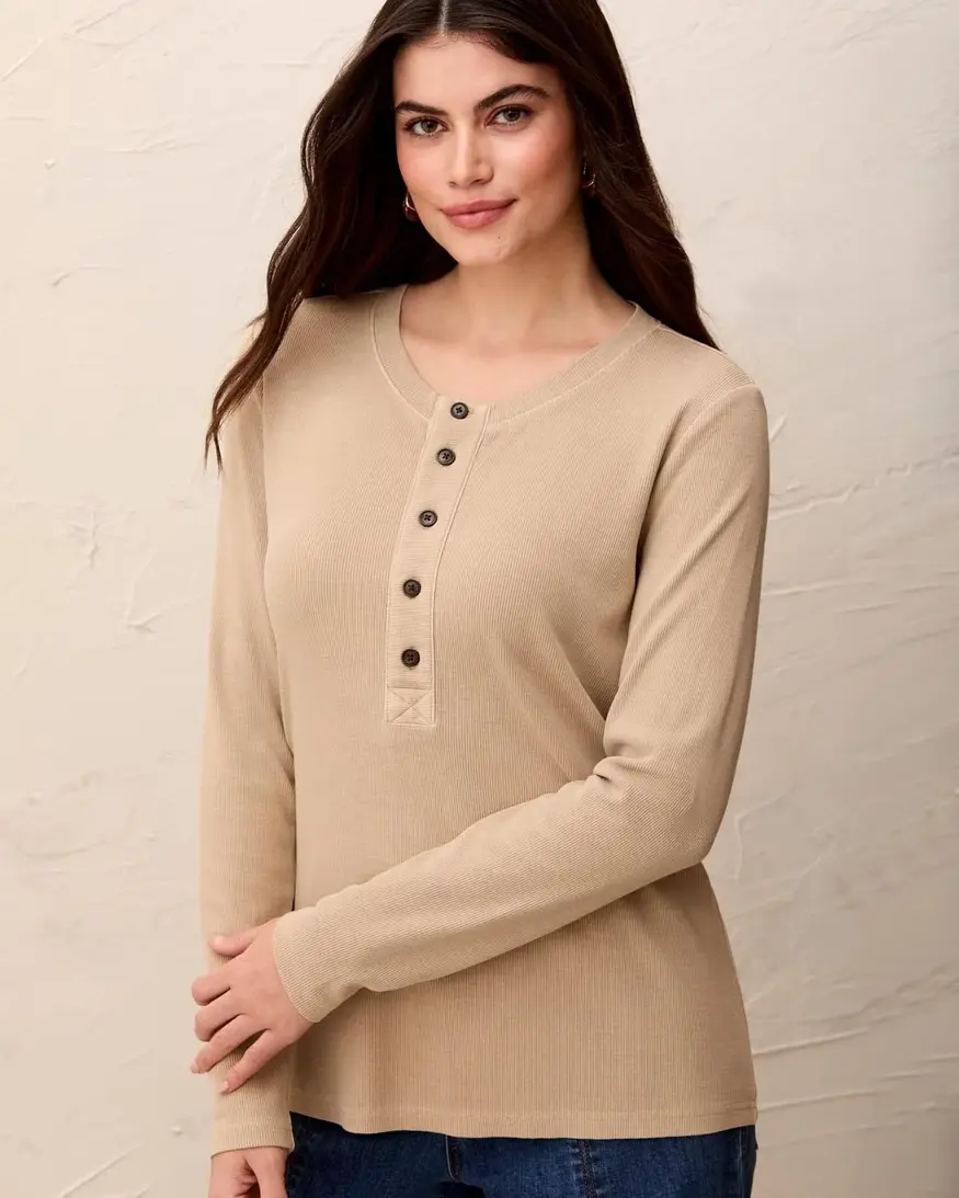 Tribal Carmo Henley Top