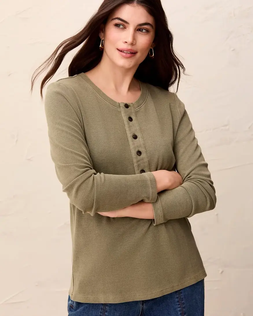 Tribal Carmo Henley Top