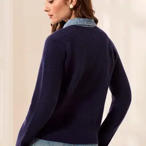 Tribal Crina Mixed Media Sweater Jkt