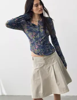 Free People Jamie Printed Henley