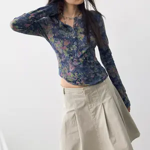 Free People Jamie Printed Henley
