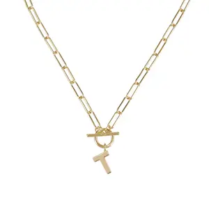 Natalie Wood Designs Toggle Initial Necklace