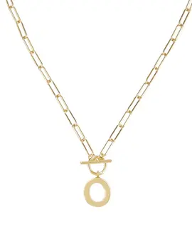 Natalie Wood Designs Toggle Initial Necklace