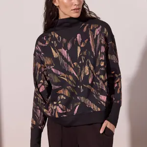 Tribal Chantana Printed Mock Neck