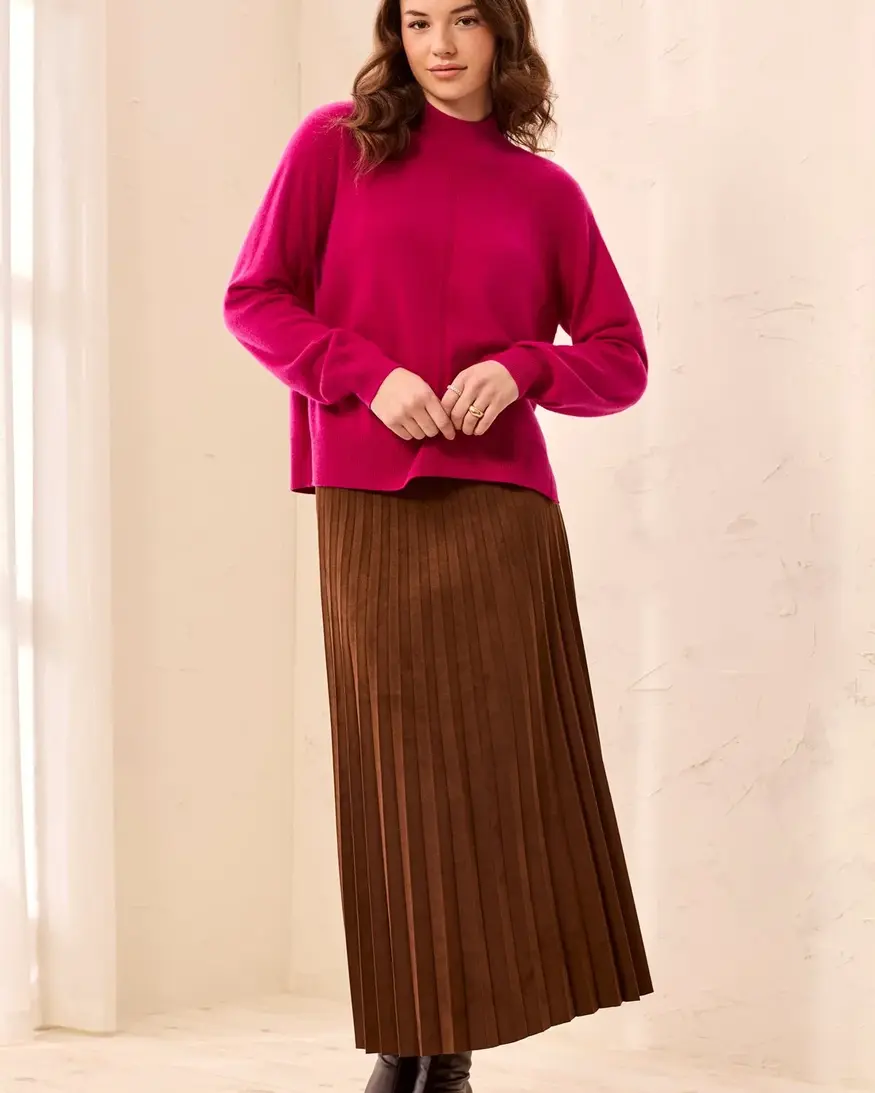 Tribal Casely Pleat Skirt