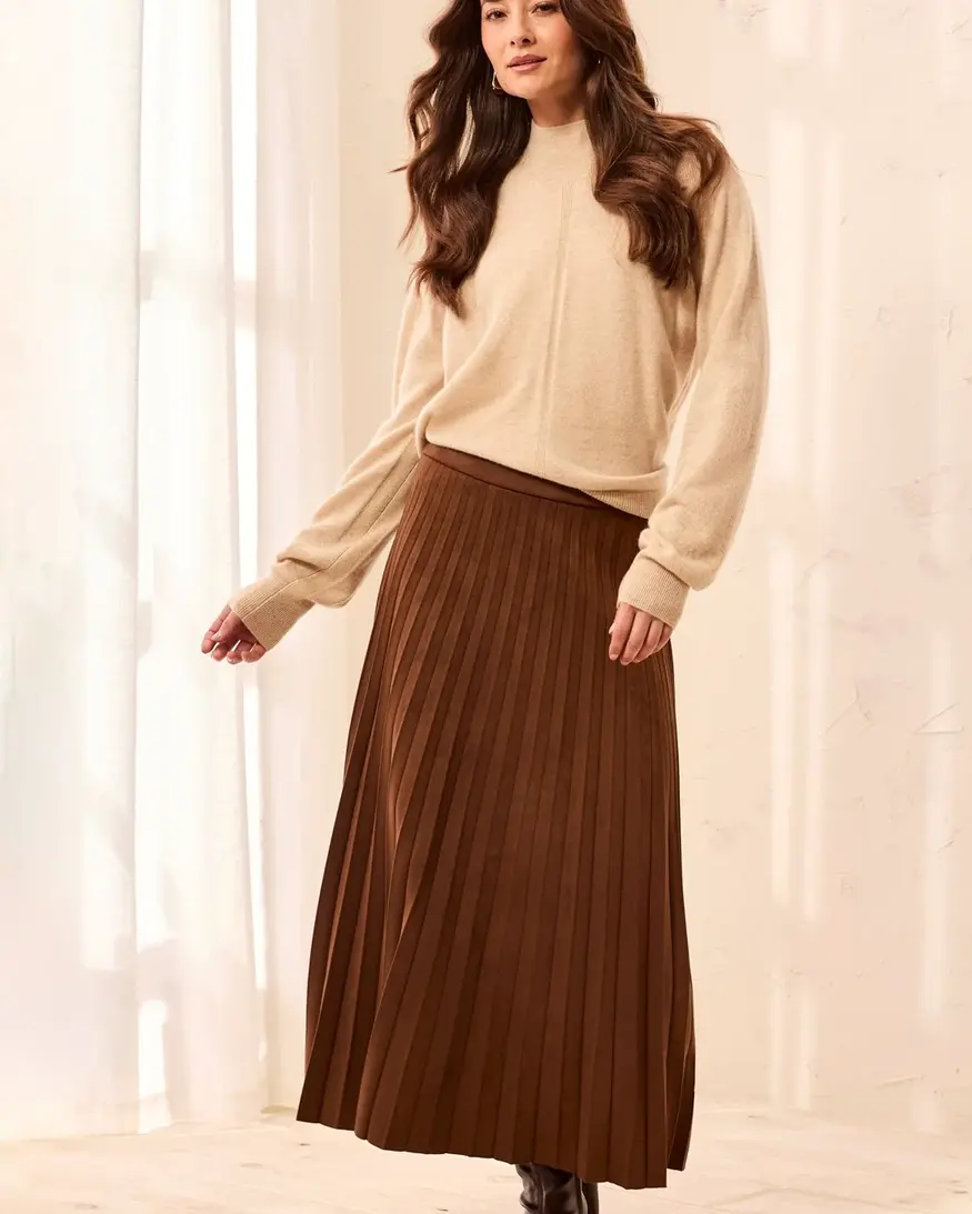 Tribal Casely Pleat Skirt