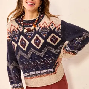 Tribal Cosmin Mock Neck Sweater
