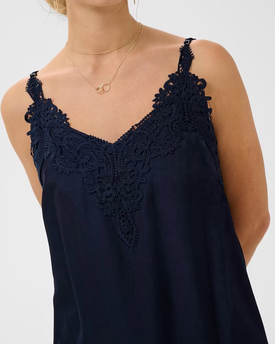 Cream Anna Cami Top