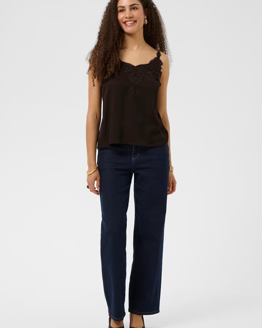 Cream Anna Cami Top