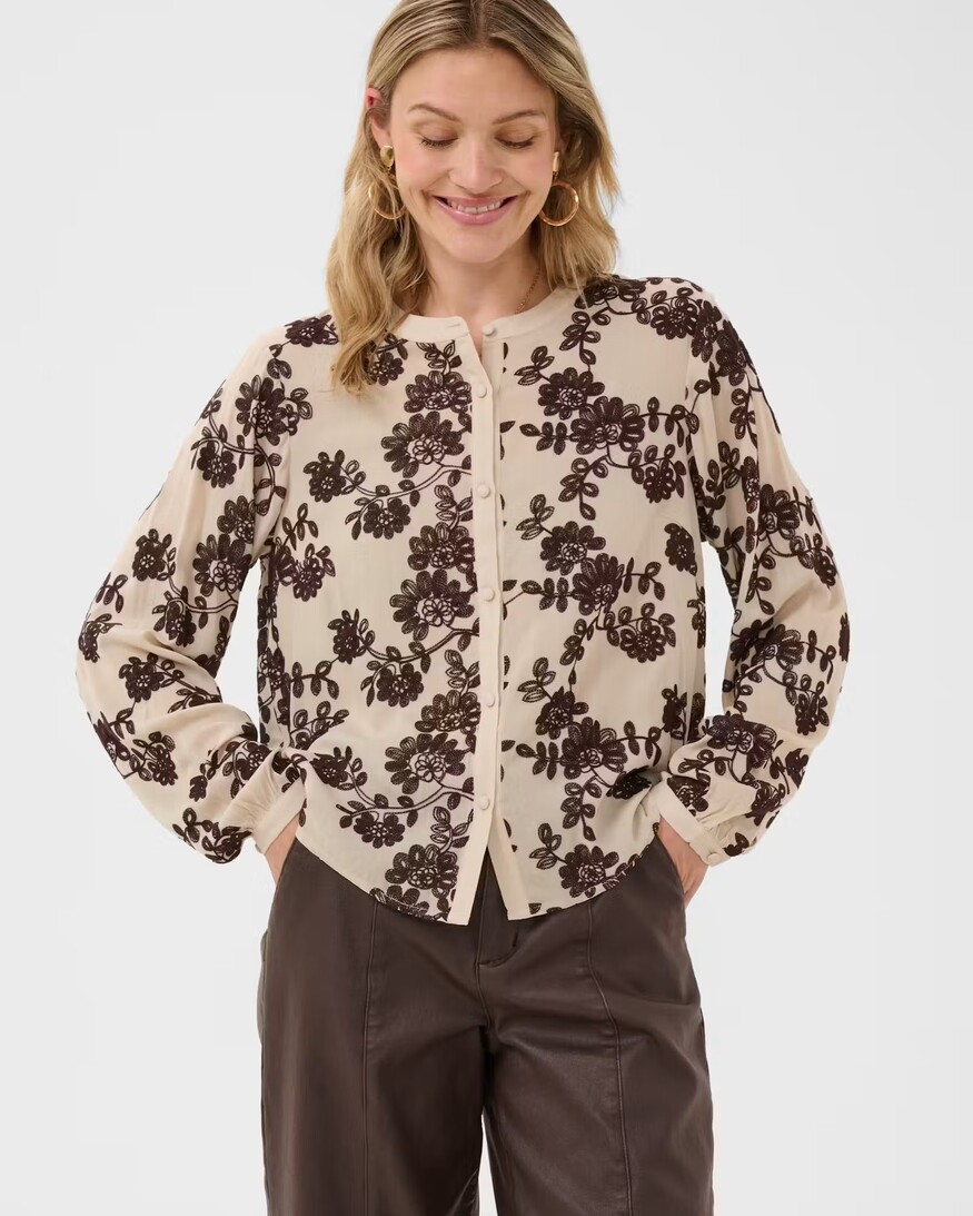 Cream Ruby Blouse
