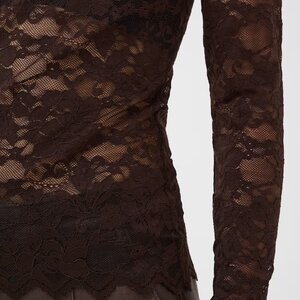 Cream Pitia Lace LS