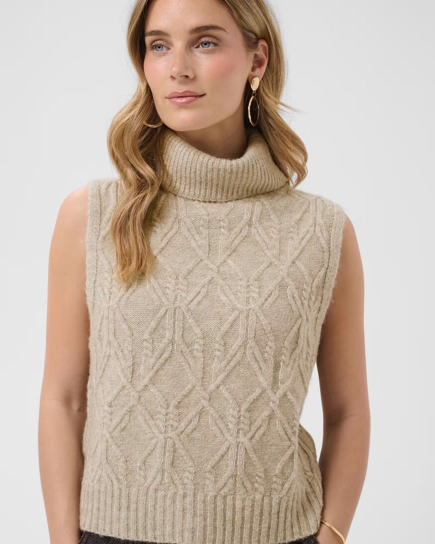 Cream Elsie Knit Slipover