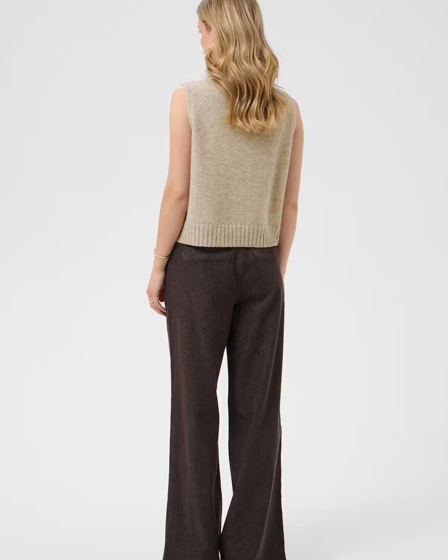 Cream Elsie Knit Slipover