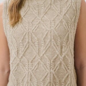 Cream Elsie Knit Slipover