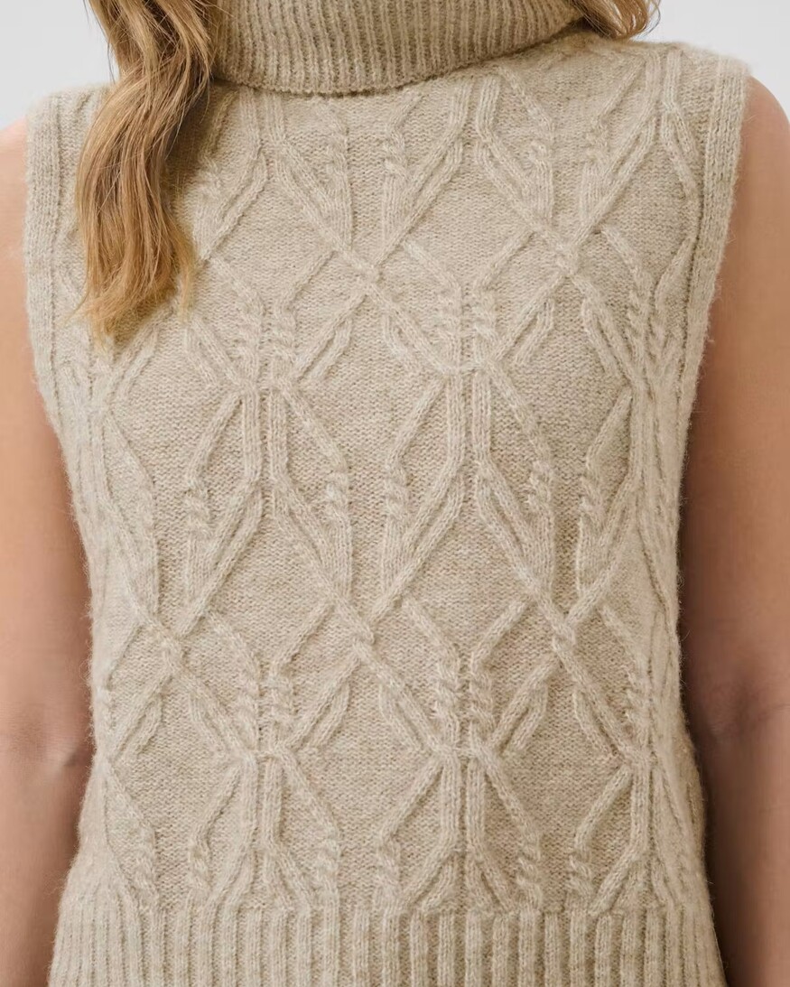 Cream Elsie Knit Slipover