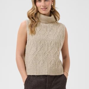 Cream Elsie Knit Slipover