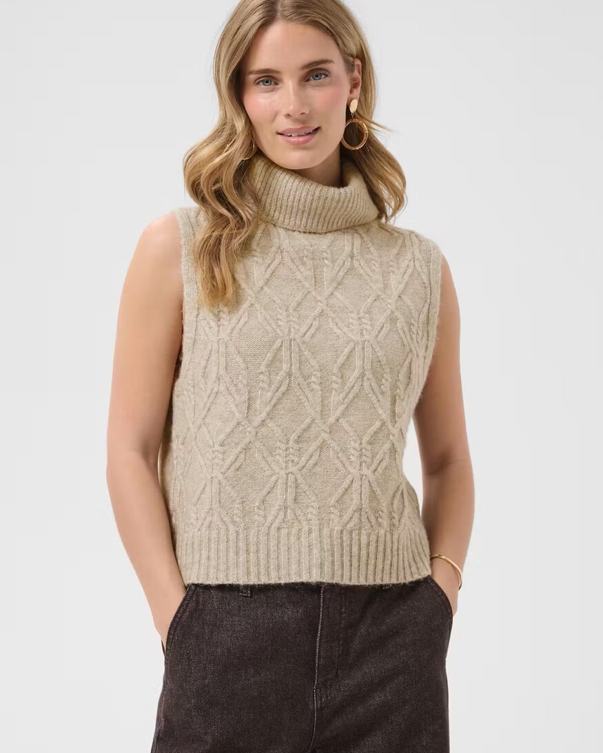 Cream Elsie Knit Slipover