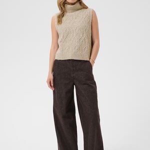Cream Elsie Knit Slipover