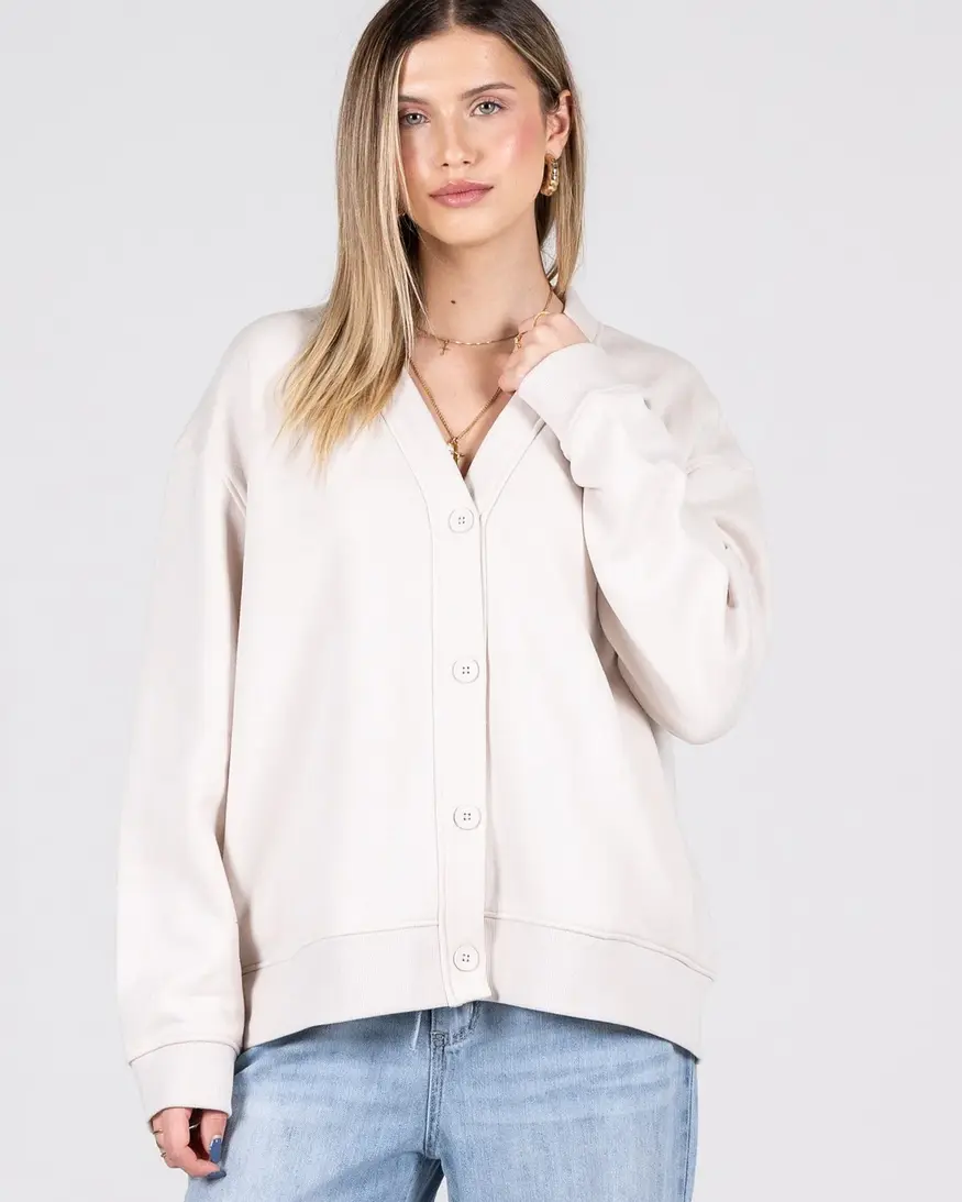 Cest Moi Relaxed Fit Cardigan