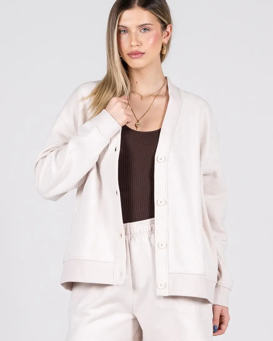 Cest Moi Relaxed Fit Cardigan