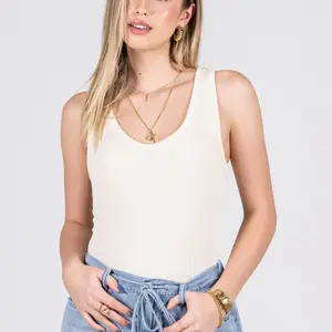 Cest Moi Seamless Textured Tank
