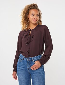 Esqualo Kayce Ruffle Blouse
