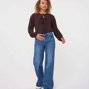 Esqualo Kayce Ruffle Blouse
