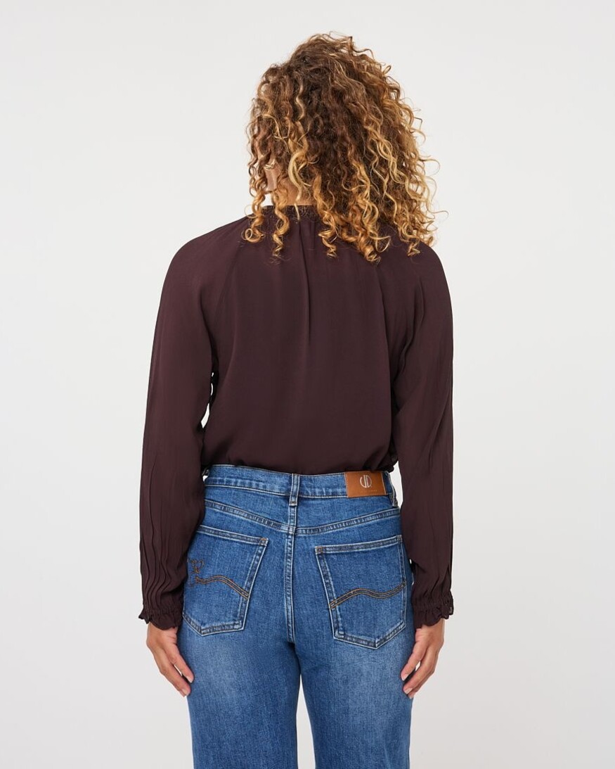 Esqualo Kayce Ruffle Blouse