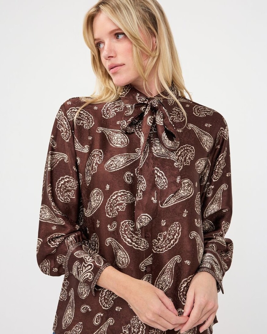 Esqualo Kira Bow Blouse